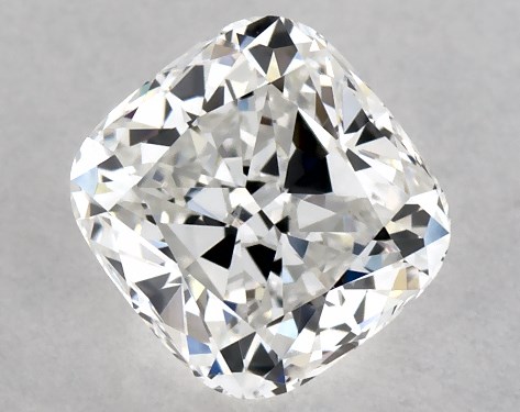 GIA 0.50 Carat F-VS2 Ideal Cut Cushion Modified Diamond